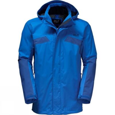 Chaquetas Jack Wolfskin Topaz Hombre Azules - Chile ROI946715